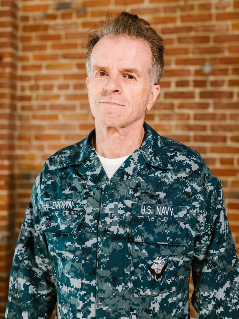 Profile photo of a Roanoke County manufacturing business owner inside his CNC shop