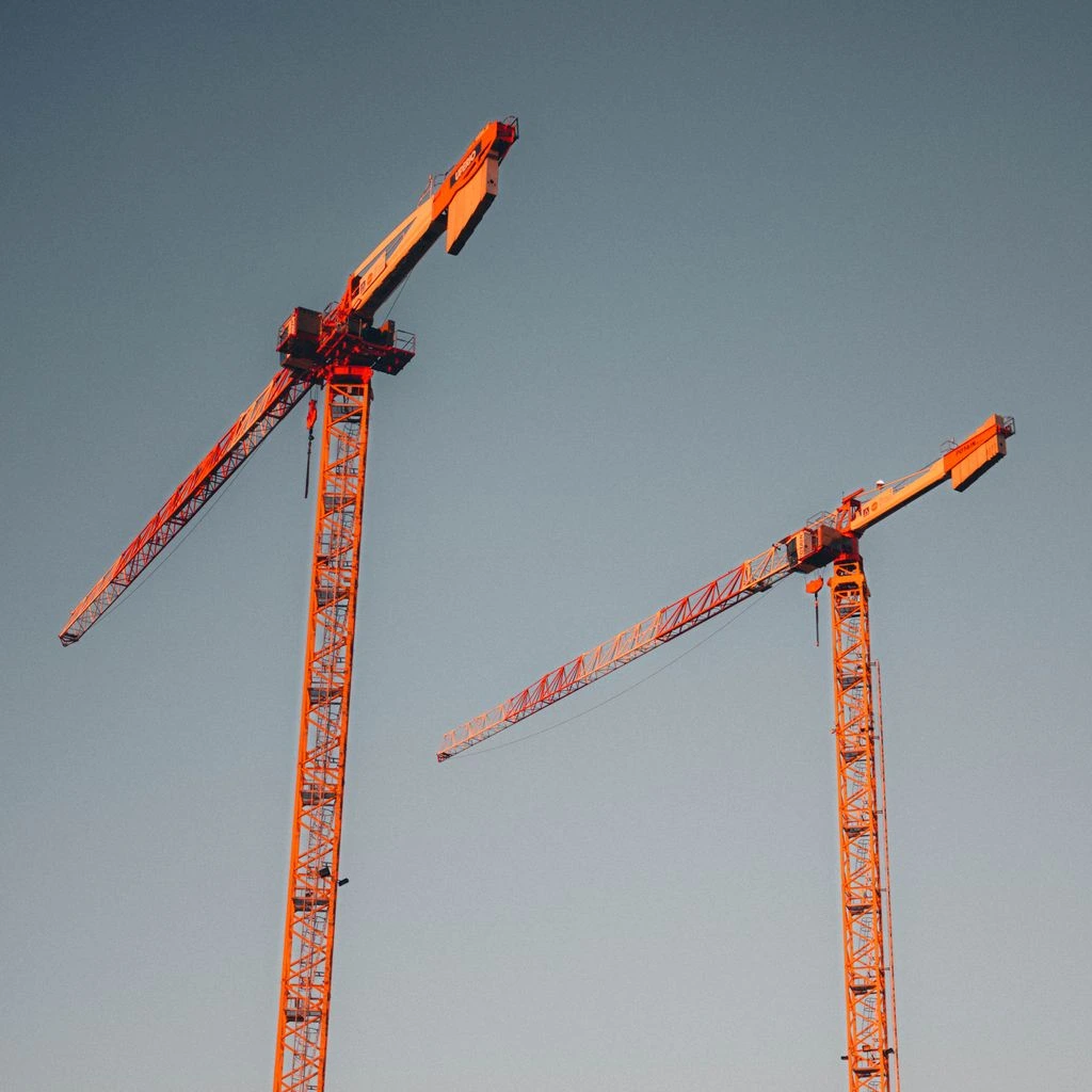 Construction project manager at a Vinton job site